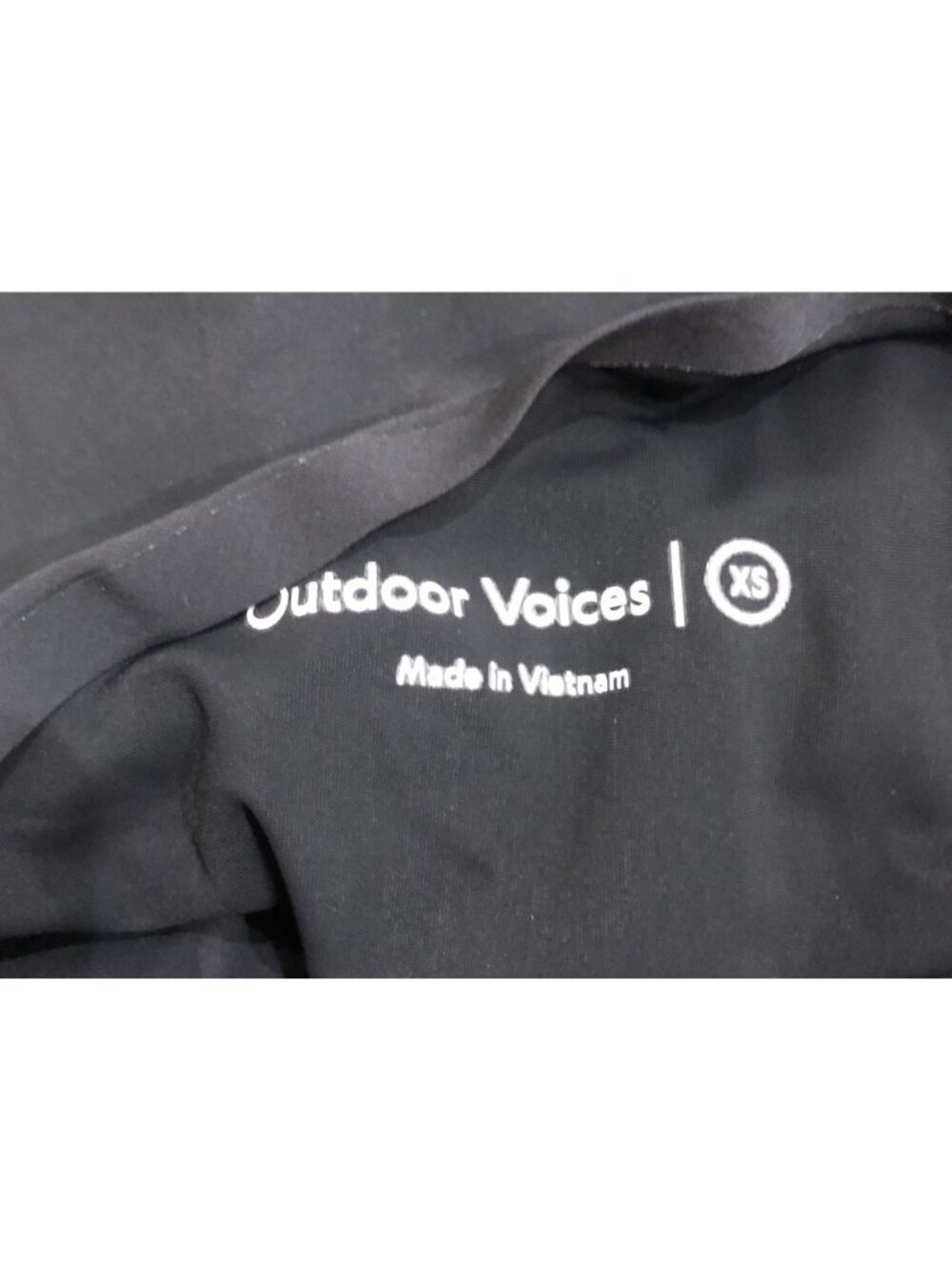 Outdoor Voices The Exercise Dress XS Black W/Shorts Tennis Golf Racerback - Picture 3 of 6